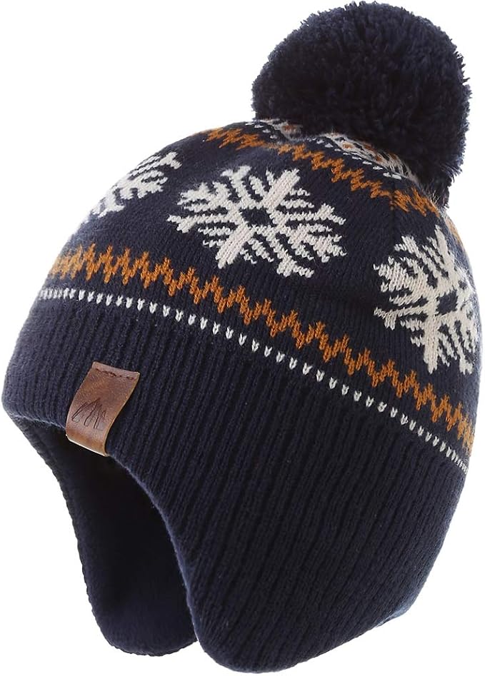 LMLALML Boys Winter Hat Earflap Knitted Beanie by LMLALML