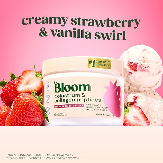 Bloom Nutrition Bovine Colostrum Powder - Image 2