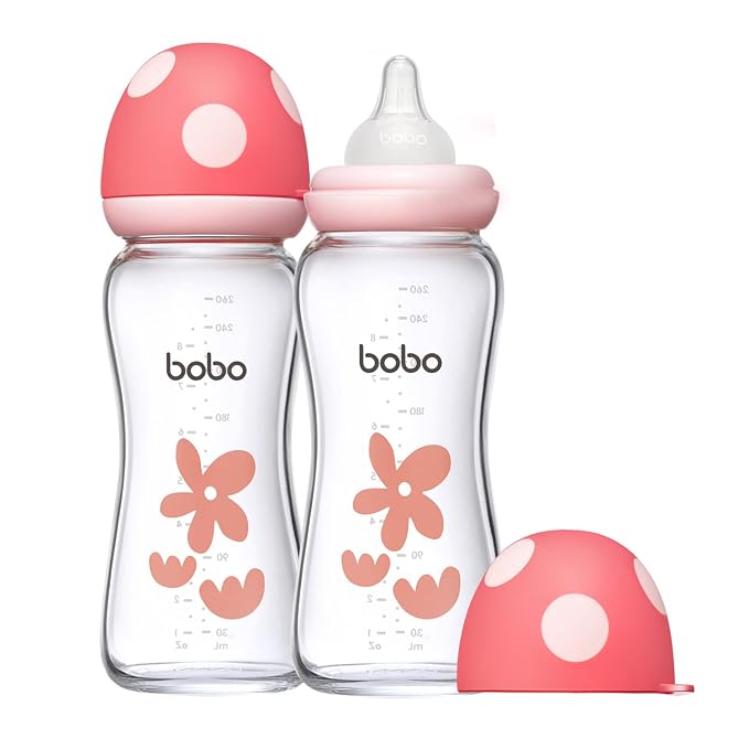 YOHKOH Natural Glass Baby Bottle by Home