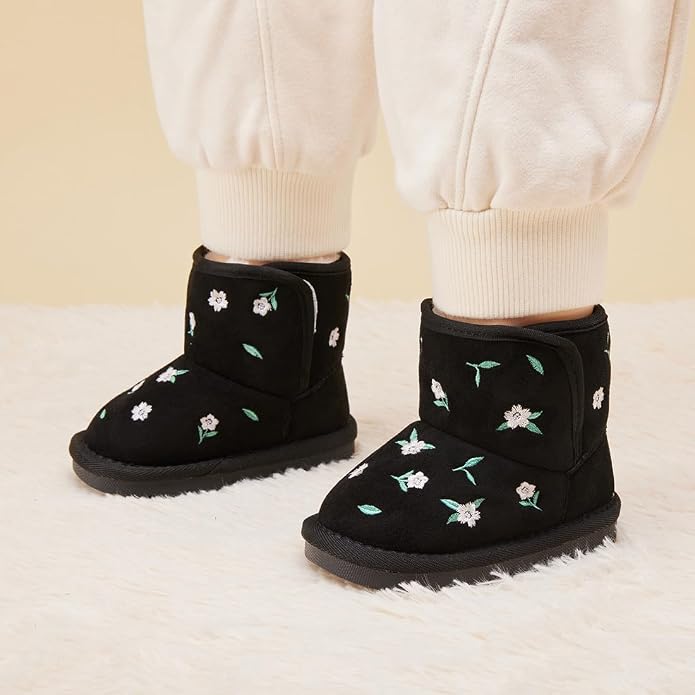 BMCiTYBM Girls Boys Snow Boots Warm Winter Fur Lined Baby Shoes - Image 2