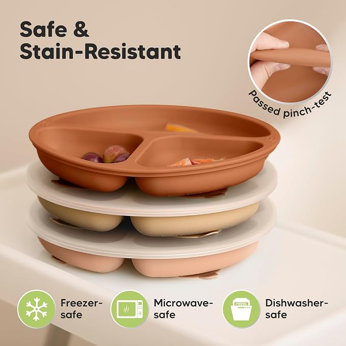 KeaBabies Suction Plates with Lids - Image 5