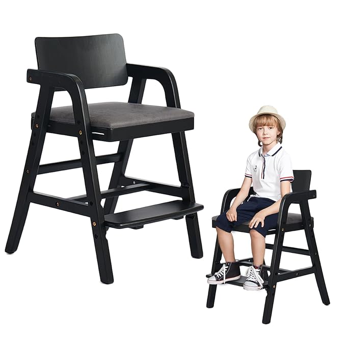 Solid Wood high Chairs for Toddlers, High Chair Grows by Leesinwing