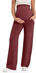 G4Free Maternity Pants Over The Belly Yoga Dress Work Pregnancy Pants Stretchy by G4Free