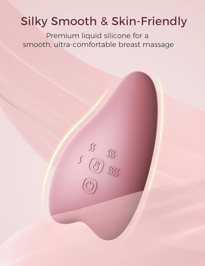 Momcozy Warming Lactation Massager Pro, 8 Vibration Modes & 4 Heating Levels - Image 9
