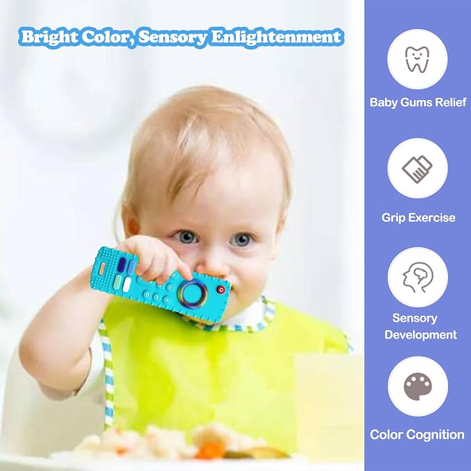 Baby Teething Toys, Food Grade Silicone Teether - Image 3