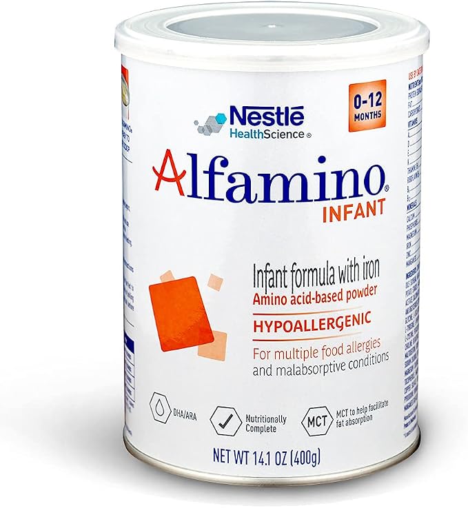 Alfamino Hypoallergenic Amino Acid Based Infant Formula w/ Iron, Formula by Alfamino
