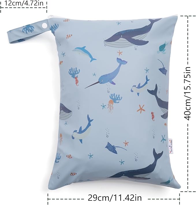 Wet Dry Bag Waterproof Wet Bags Baby Diaper Bag - Image 3
