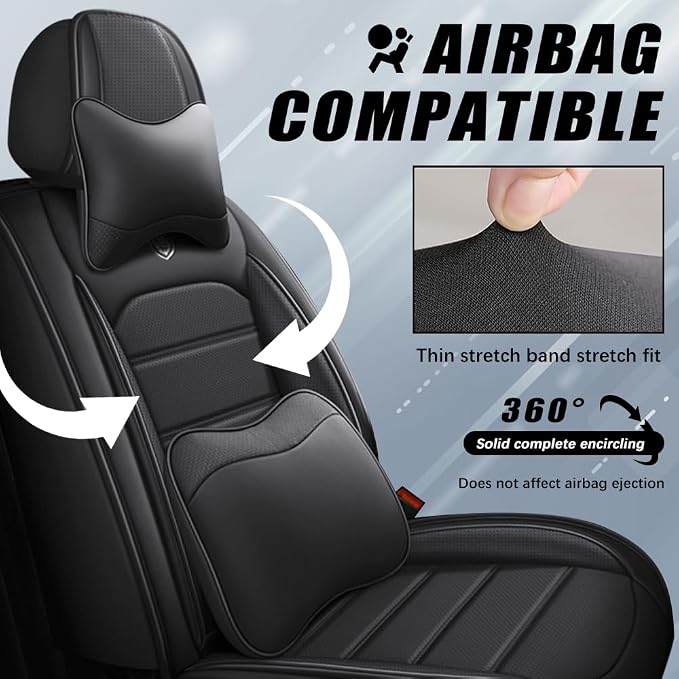 Leather Seat Cover for Ford Edge 2010-2026, Waterproof Soft Seat Covers - Image 3