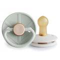 FRIGG Little Viking Natural Rubber Baby Pacifier 2-Pack | Made in Denmark | by mushie