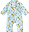 Balaflyie Baby Girl Button Down Pajamas Romper One-Piece Jumpsuit Long Sleeve by Balaflyie