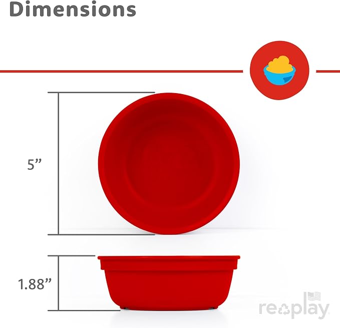 Re-Play 12 oz. Toddler Bowls Set of 4 - Image 10