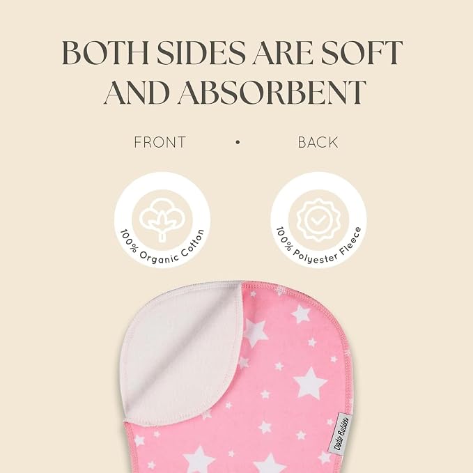 Dodo Babies 5-Pack Baby Burp Cloths - Image 3