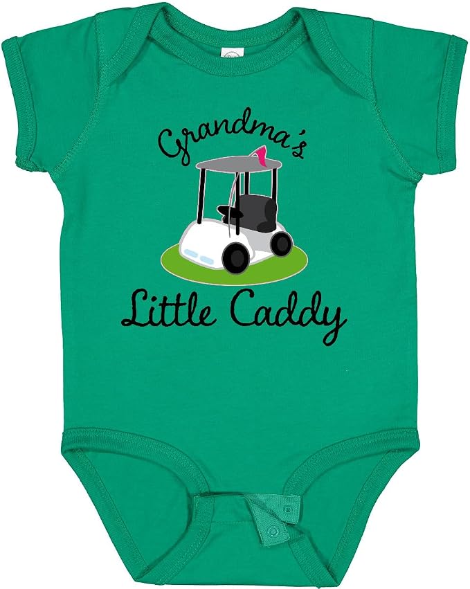 inktastic Grandma's Little Caddy Golf Baby Bodysuit by Inktastic