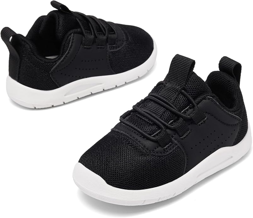 MORENDL Toddler Slip On Sneakers Baby Walking Shoes Non-Slip Breathable Unisex - Image 3