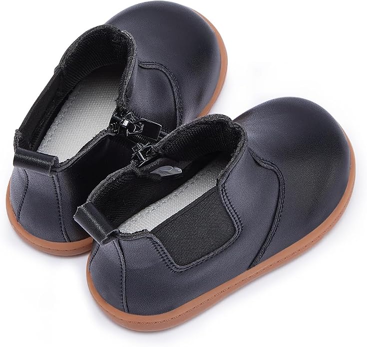 BMCiTYBM Baby Boys Girls Boots Infant Shoes First Walking Booties - Image 4