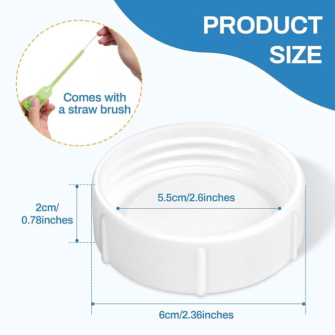 Travel Bottle Caps for Dr Brown Wide Neck Bottle, Bottle Lids Replacement - Image 3