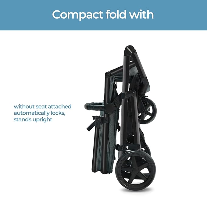 Mompush Baby Stroller, Convertible 2-in-1, Infant Car Seat Compatible, Includes - Image 5