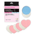 Bamboobies Nursing Pads, Ultra-Soft Velour, Washable & Leak-Proof, 6 Ultra-Thin by Bamboobies