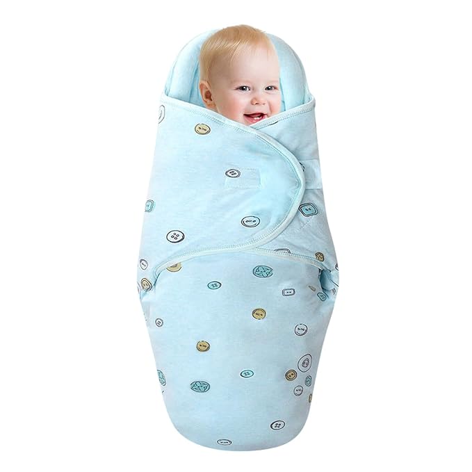 Premium Soft Cotton Baby Swaddle Blankets, Unisex Baby Blanket Wrap by Knirose