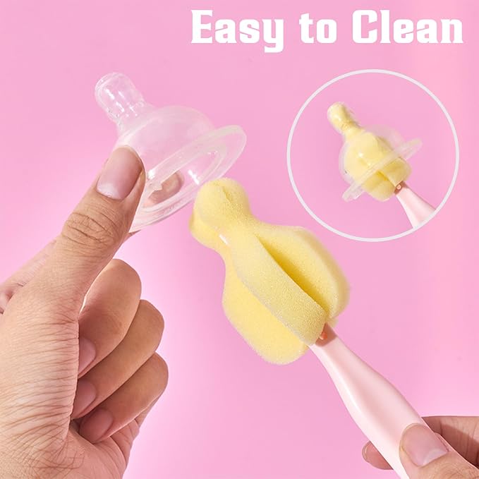 INVODA Cleaning Brush Set, Soft & Fluffy Texture, Comfortable Grip, Hanging - Image 4
