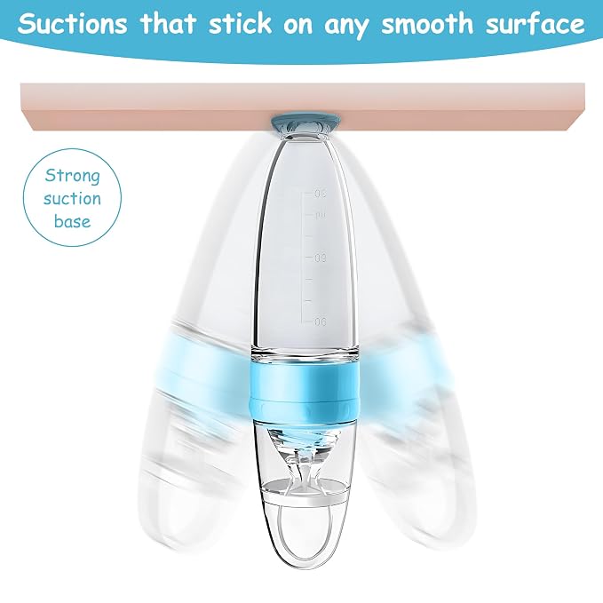WAJIAYON Baby Food Feeder 4 Pack Silicone Baby Food Dispensing Spoon-3 oz - Image 8