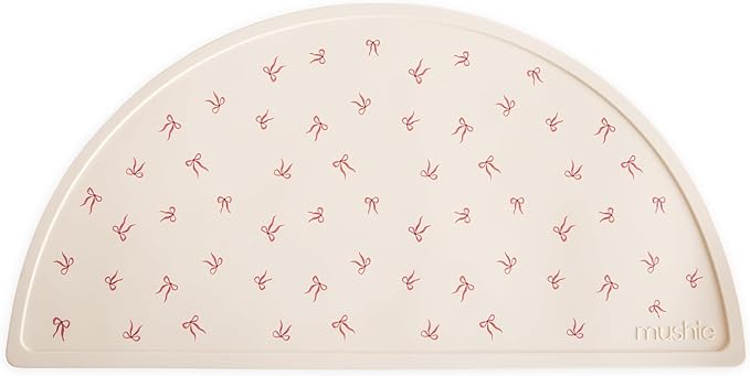 mushie Silicone Placemat for Kids | BPA-Free Non-Slip Design by mushie