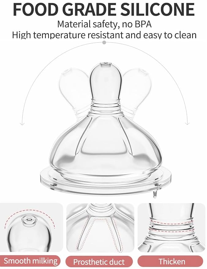 Baby Bottles, Anti Colic Breastfeeding Bottles - Image 8