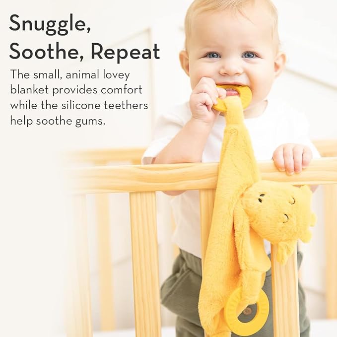 Baby Teether & Plush Lovey by Bella Tunno, Silicone Teether - Image 3