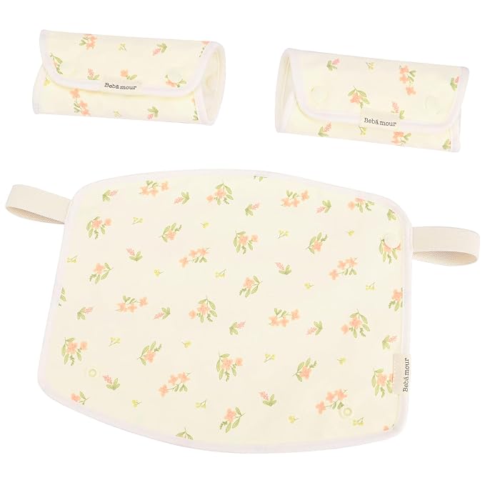 Bebamour Drool and Teething Reversible Cotton Pad - Image 4