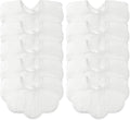 Baby Bibs Muslin Bibs for Baby Girl Boy for Drooling and Teething 10 Pack by DOSMINE