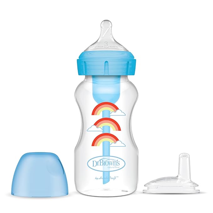 Dr. Brown's Anti-Colic Options+ Wide-Neck Sippy Bottle Starter Kit, by DrBrowns