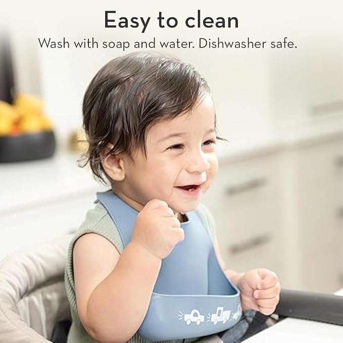 Bella Tunno Little Bites Bib – Silicone Baby Bibs - Image 6