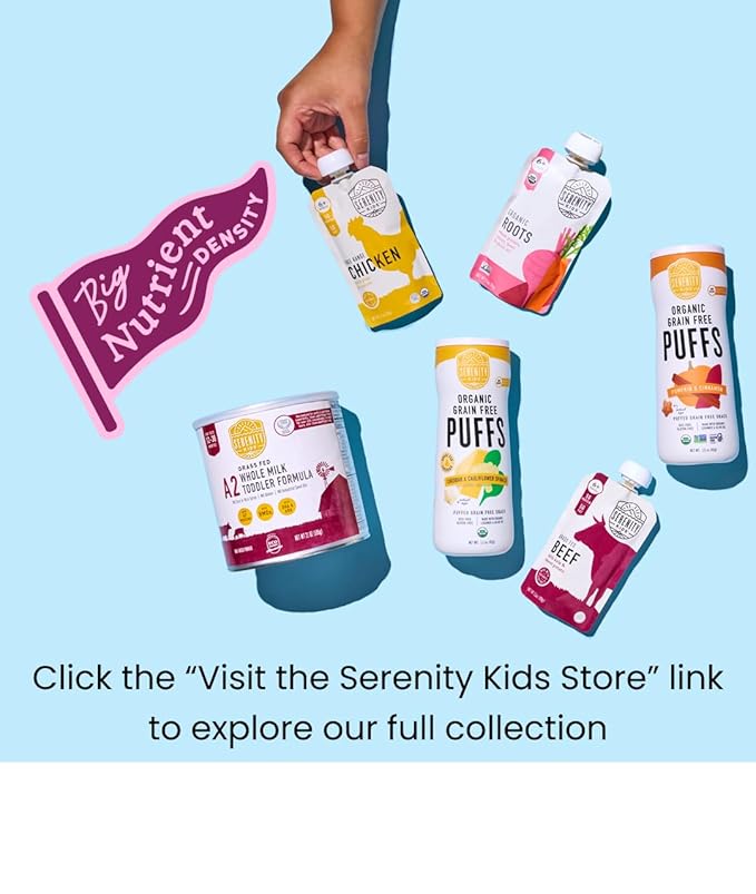 Serenity Kids 7+ Months Beef Chimichurri Baby Food Pouches - Image 8