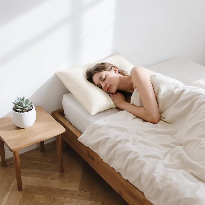 LOFE Organic Pillow with Pillowcase - Image 8