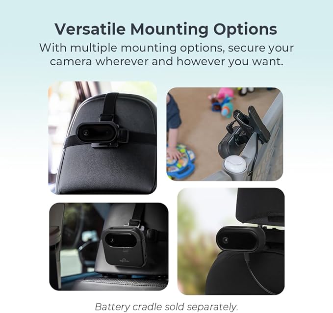 Tiny Traveler 5” HD Touch Screen Baby Car Monitor – Hackproof, No WiFi Baby - Image 6