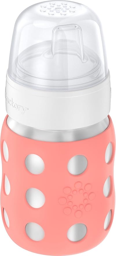 Lifefactory 8-Ounce Stainless-Steel Vacuum-Insulated Wide-Neck Baby Bottle - Image 2