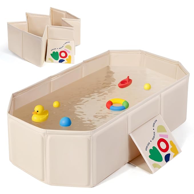 Orzbow Collapsible Baby Bathtub, Toddler Bathtub by Orzbow-MakeParentingEasier