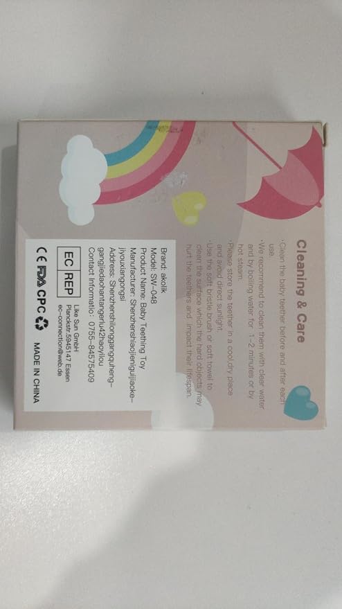 akolik Baby Teething Toys, Teething Relief Toy, BPA Free Baby Chew Toys Infant - Image 9