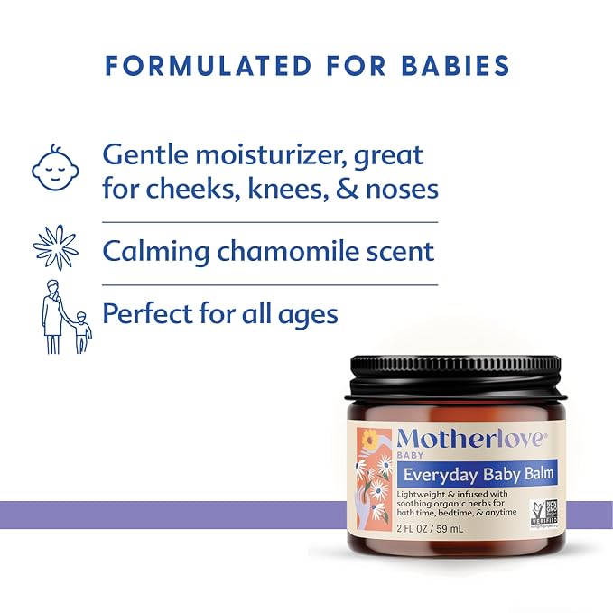 Motherlove Everyday Baby Balm Plant-Based, All-Natural Baby Essential - Image 2