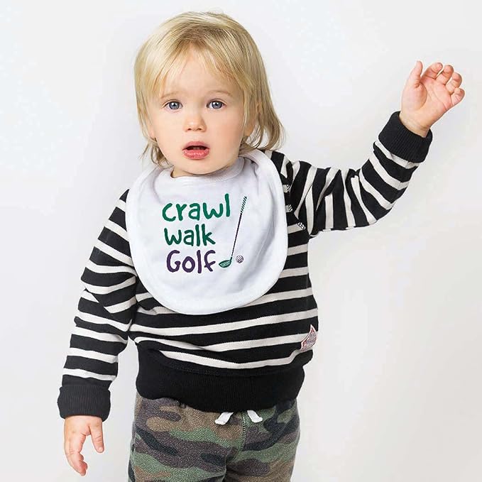 ChalkTalkSPORTS Golf Baby & Infant Bibs | Soft Microfiber Golfing Baby Bibs - Image 2