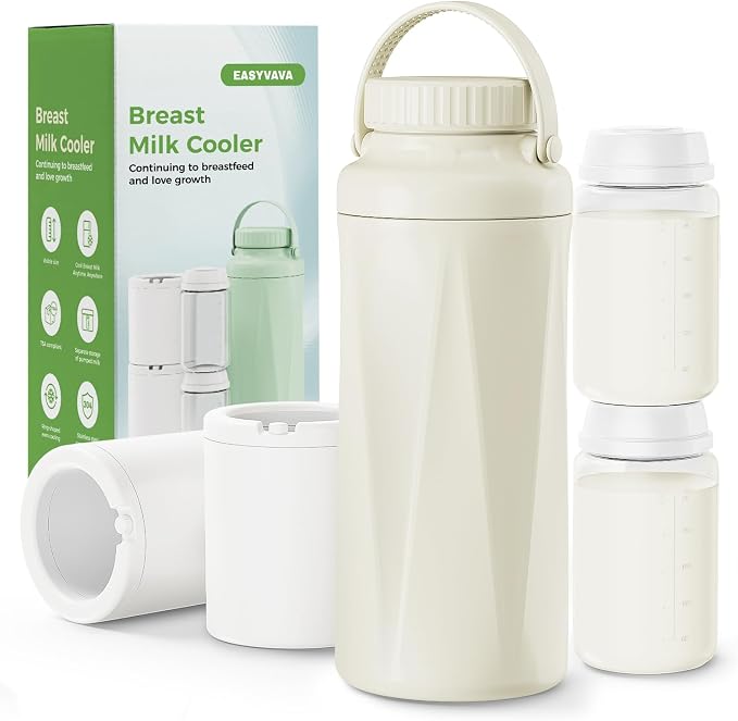 22oz Portable Breast Milk Cooler Bottle-Breastmilk Chiller by EASYVAVASLIFE