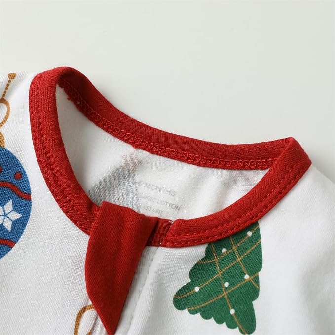 O2 BABY Baby Boys Girls Organic Cotton Zip-Front Sleeper Pajamas, Footed Sleep - Image 5