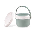 No Spill Silicone Toddler Snack Containers, Detachable Silicone Flap by Tegion