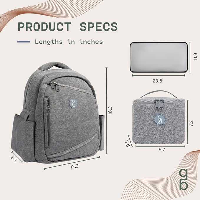 Gear Baby Breast Pump & Diaper bag Compatible - Image 4