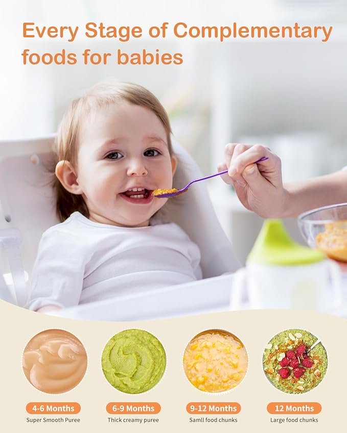 HEYVALUE Baby Food Maker, 13-in-1 Baby Food Puree Blender, - Image 4