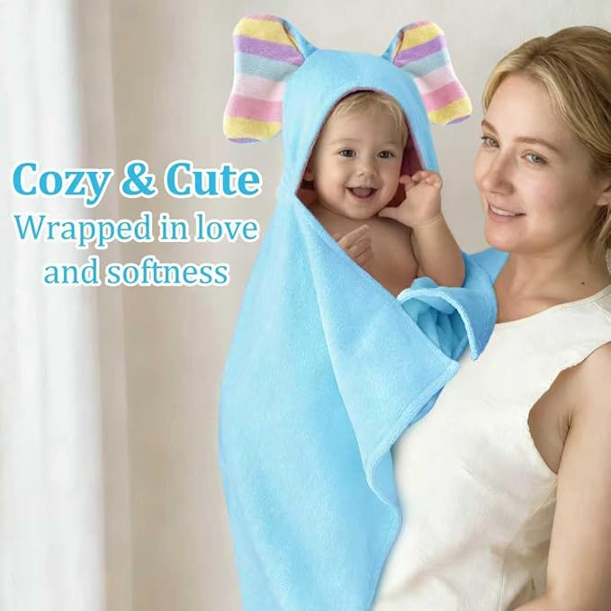 Thick Baby Hooded Bath Towel - Image 6
