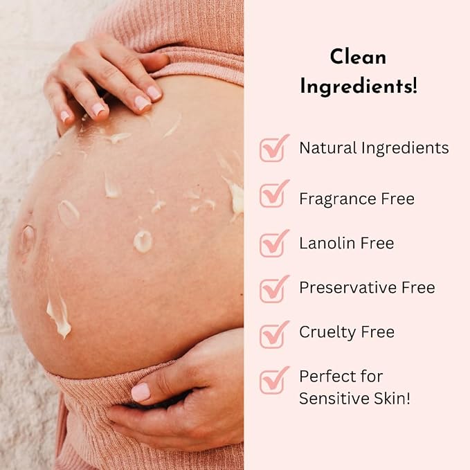 Irene Organics Belly Bundle – 5 Piece Pregnancy Skincare Gift Set - Image 3