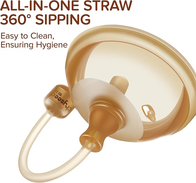thyseed Infant Straw Cups Soft Spout Replacement 6M+ 1 Pack - Image 3