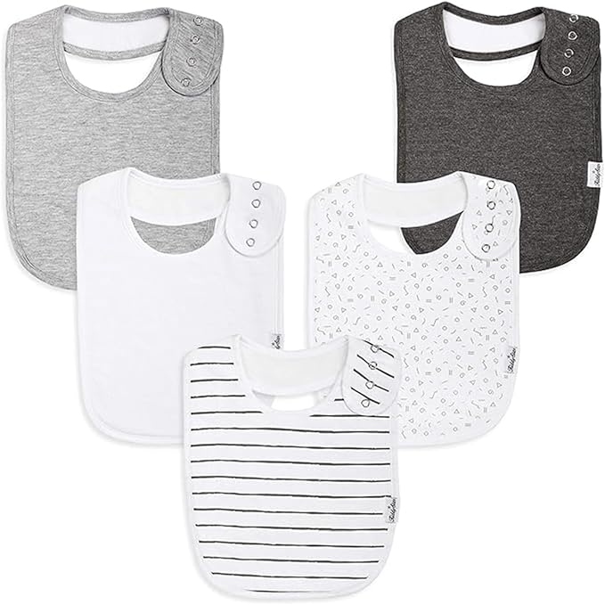 Organic Cotton Baby Bibs for Boys & Girls – Soft, Absorbent Teething & Drool by KiddyStar%C2%AE
