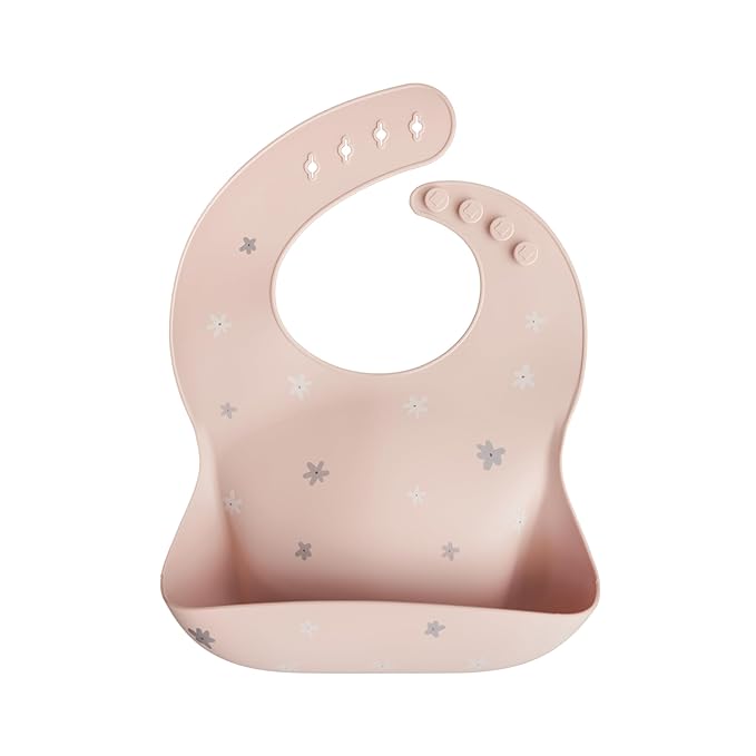 mushie Silicone Baby Bib | Adjustable Fit Waterproof Bibs by mushie